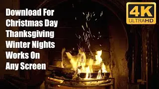 Fireplace 4K Screensaver for Samsung SMART TV (+ LG, Sony, Panasonic, TCL etc...)