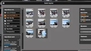 06.  Importieren von Medien: Festplatte, Dateien, Photos