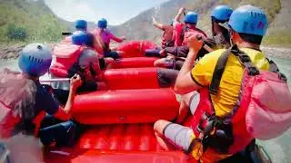 Rapids during Rafting in Rishikesh River Ganga 2024