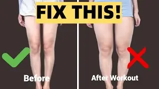 How to slim your legs faster? 5 Reasons Your Legs Get THICKER After Workout!
