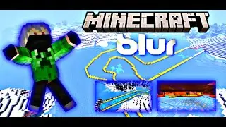 🚗Minecraft game BLUR🏁 vs A4HOJIPRO