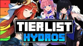 TIER LIST de PERSONAJES HYDROS 💧- EL Mejor ELEMENTO de Genshing impact .