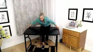 Pop-It Large Collapsible Folding Desk on QVC