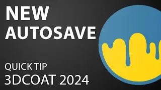 New Autosave - 3D Coat 2024 - Quick Tip