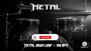 Metal drums loops - 150 BPM