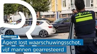Agent lost waarschuwingsschot bij arrestaties sieraaddiefstal (bron: MediaTV)