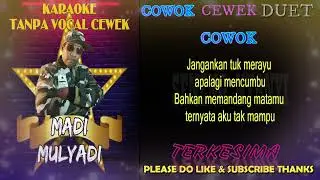 TERKESIMA KARAOKE TANPA VOCAL CEWEK COVER MADI MULYADI