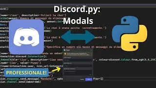 CREARE FORMS su DISCORD! - Discord.py Modals Tutorial ITA