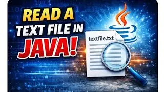 Reading A Text File In Java| Explanation With Example (