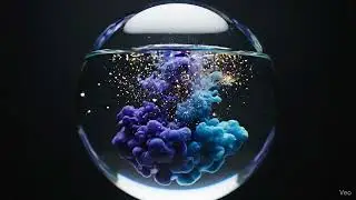 Galaxy Explosion in Water 🌌💧 | Cinematic ASMR AI Short