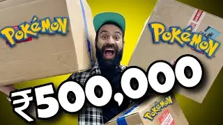 ₹500,000💰Biggest Pokemon Cards Unboxing in India🔥