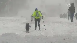 На США обрушился «снегопад века» (новости)