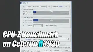 CPU-Z Benchmark on Celeron G3930