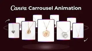 Carrousel Animation Vidéo | Créer une Vidéo d'ANIMATION de Produits sur Canva