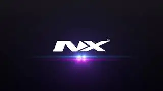 NX logo Animation Cosmic Fire