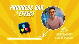 How to Make Progress Bar Effect like Ali Abdaal in DaVinci Resolve #aliabdaal
