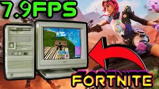Fortnite En Un PC GAMA BAJA