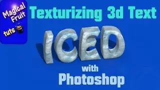 Texturize 3D text with Photoshop CC
