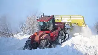 Удивительные машины  Глубокое снегоуборочное снаряжение