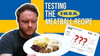 TESTING the IKEA meatballs recipe - Are they legit IKEA meatballs?