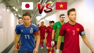 HOT 🔥 Vietnam vs Japan 🔥 PES 2019 VIETNAMESE COMMENTARY ⭐ Asian Cup 2019 Highlights | Fujimarupes
