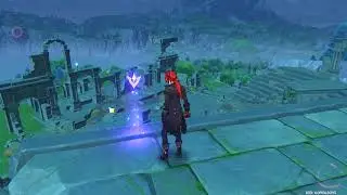 Antiguo templo de los mil vientos - mirador - GENSHIN IMPACT