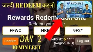 DAY 2 FFPL REDEEM CODE TODAY 9 JANUARY || ff redeem code today || ffpl redeem code today 🤯🥳