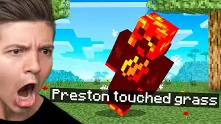 Minecraft but You Can't Touch the Color Green...