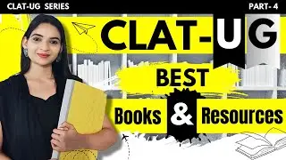 Recommended Books & Resources for CLAT UG | CLAT 2025 preparation | #4 CLAT UG Series
