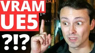 How much VRAM in Unreal Engine 5 Games? 1080p, 1440p, 4K, DLSS, High, Ultra, Frame Generation, More!