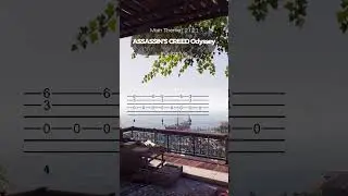 ASSASSIN'S CREED Odyssey Main Theme on Guitar 2/2. TABS GuitarMe School | A. Chuiko #GuitarMe #Tabs