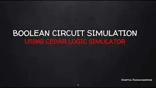 CEDAR LOGIC SIMULATOR