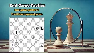 End Game tactics Pattern 1  distant passed pawn #chesstricks #chessstrategy #puzzle #chessopening