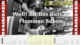 Rammstein - Wollt Ihr Das Bett In Flammen Sehen - Guitar Cover |Tab|