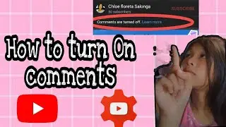 how to turned 0n comments)