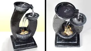 DIY Easy Tabletop Waterfall Fountain ⛲