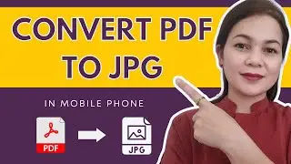 HOW TO CONVERT PDF TO JPG IN MOBILE FOR FREE | AVITHERESETALK TUTORIAL
