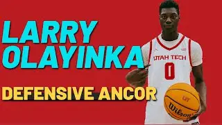 Larry Olayinka Utah Tech Trailblazers Sophomore Defensive Highlights | 51 blocks in 16 MPG!!