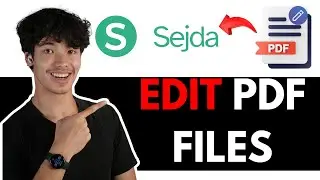 How to Edit PDF Files on Sejda.com EASILY ✅