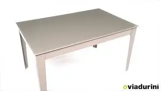 380 cm Extendable Glass and Metal Dining Table 16 Seats Fiorentino