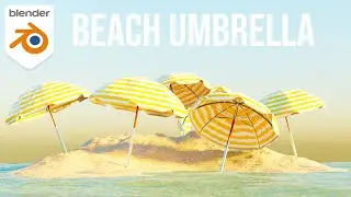 How to Make a Beach Umbrella in Blender
