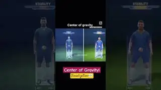 Center of gravity visualization👀 #centerofmass #stability #physicsshorts #centerofgravity #humanbody