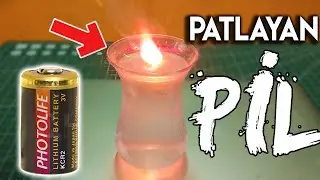 Bu Piller Çok Tehlikeli! / Lithium explosive