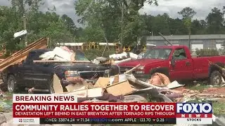 Gov. Kay Ivey tours damage from East Brewton Tornado