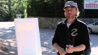 Пленэр в Ялте. Игорь Сахаров пишет 