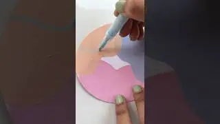 Simple and easy art idea😯😲😱 #art #painting #shorts #boho #diy #creativity #pastel