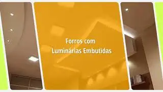 Luminárias LED de Embutir Instalada.