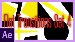 Making Cool and Simple Flat Transitions | Motion Graphics | After Effects Tutorial