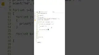 #45 Learn C Programming : how to print pyramid ? #shorts | CppBuzz.com