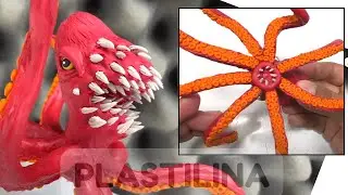 How to make Kraken out of Play-Doh step by step - My Play-Doh World